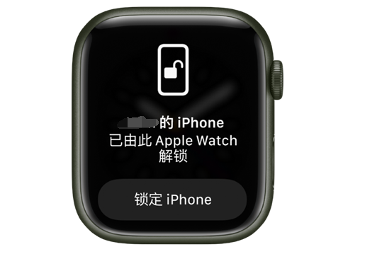 梁园苹果手机维修分享用 AppleWatch 解锁配备面容 ID 的 iPhone方法 