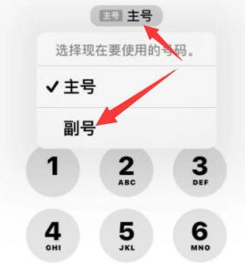 梁园苹果14维修店分享iPhone 14 Pro Max使用副卡打电话的方法 